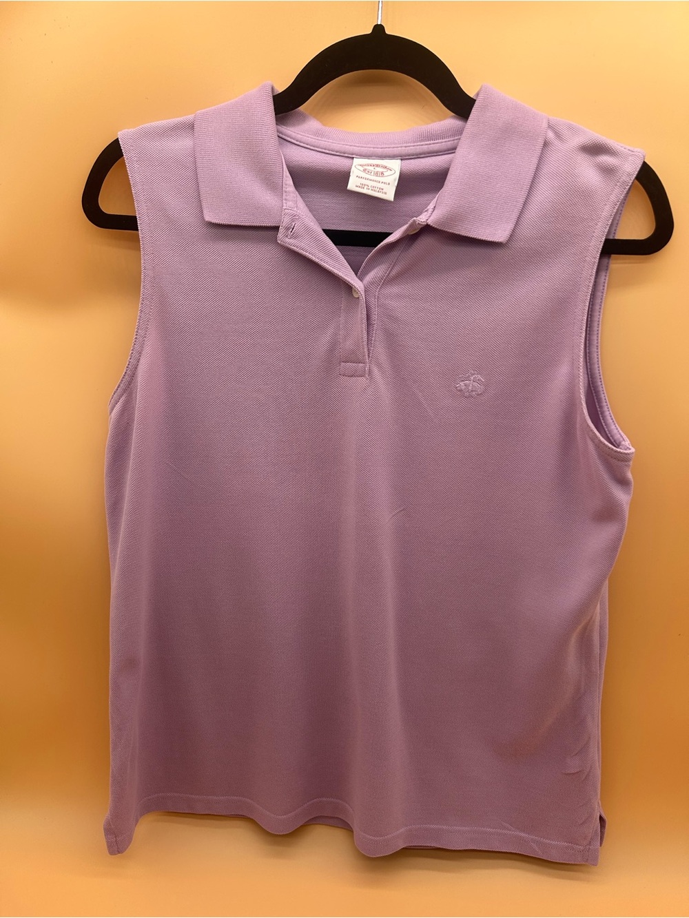 Brooks Brothers classy old money Sleeveless Polo Tank - Lavender